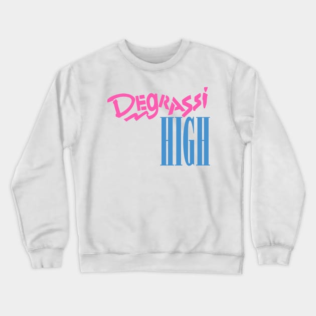 Degrassi High Logo Crewneck Sweatshirt by Alarm Creative